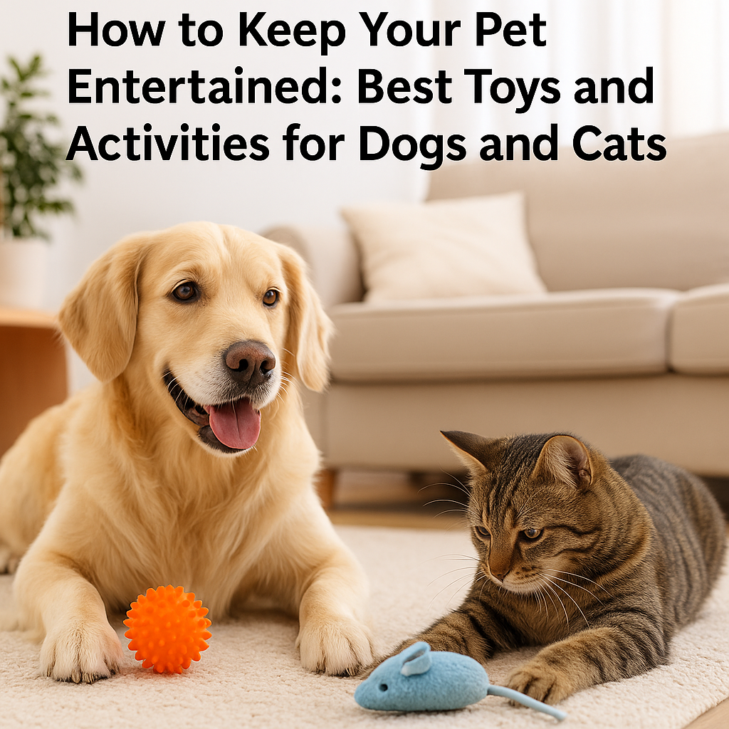 How to Keep Your Pet Entertained: Best Toys and Activities for Dogs and Cats