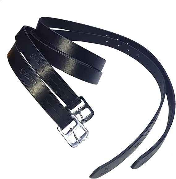 Leather English Riding Horse Black Saddle Starter Kit for Horse Riding Gift Set English Jumping Saddle 7 Pcs Combo Pack