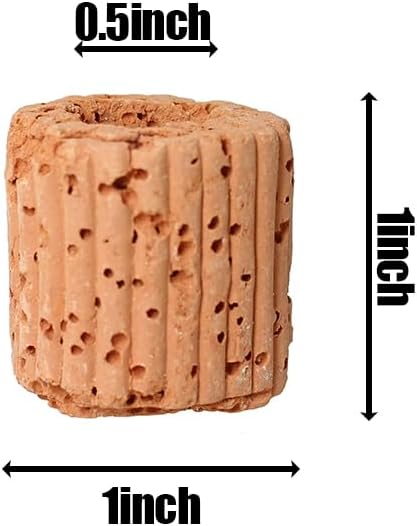 Maxmoral 10PCS 25mm Brown Aquatic Plant Ceramic Retaining Ring Base Fish Tank/Aquarium Decoration Tool Suitable for Aquascaping or Potting Plug