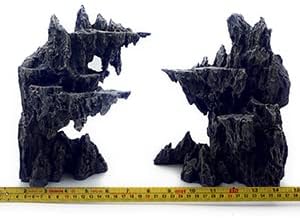 Fish Tank Decor Rocks.Aquarium Decoration Model.Easy and Quick Solution for Aquascaping.(Sky City)