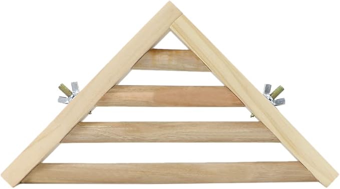 Litewoo Bird Perch Corner Platform Stand Shelf for Birds Budgie Parakeet Cockatiel Conure Cockatoo(Ladder)