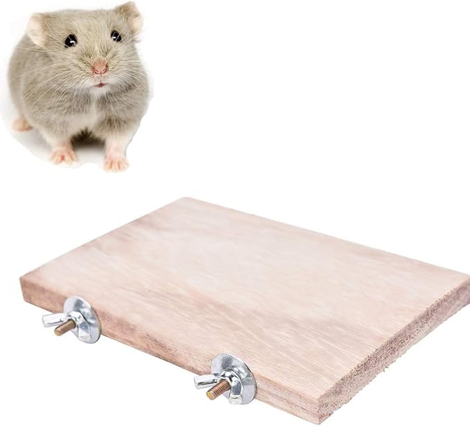 Parrot Cage Perch,Wooden Platform Stand,Cage Perches,Tree Springboard,Corner Shelf Laddered,Hanging Swing,Natural Wood Branches for Parakeets Bird Chinchilla Hamster Guinea Squirrel Hedgehog