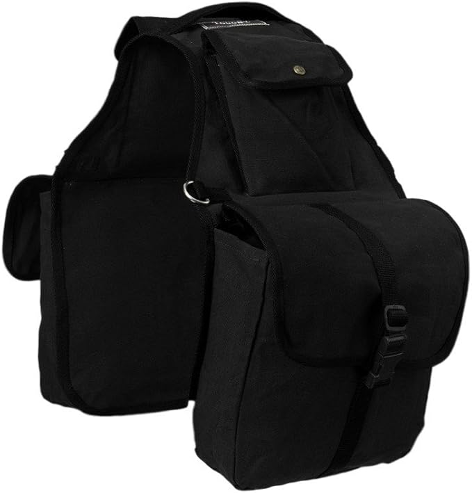 Tough 1 Canvas Saddle Bag for Horses