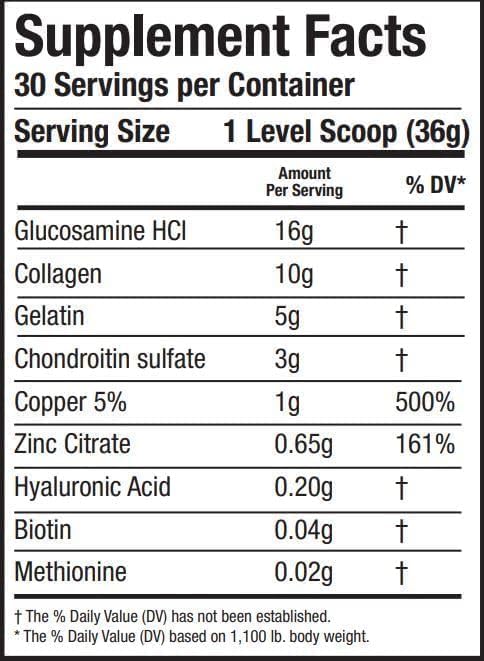 SynoStride All Natural, All-in-one, Joint and Hoof Health Supplement for Horses, Powder with Glucosamine, Chondroitin, Hyaluronic Acid, Biotin, Methionine, Trace Minerals (1080 Grams) x2