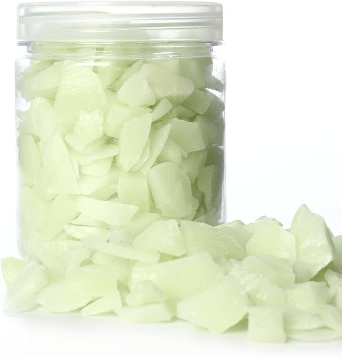 Shiny Stone Glow in The Dark Gravel, Fish Tank Aquarium Gravel Sand, Decorative Gravel Rocks,Aquarium Gravel Stones for Home and Fairy Garden Decoration,305g/0.67lbs (Yellow Green, 8-15mm)