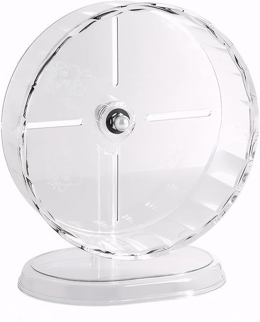 Silent Hamster Wheel – 9.5 Inch Syrian Hamster Running Wheel, Anti-Skid & Height Adjustable, Easy to Clean (9.5inch)