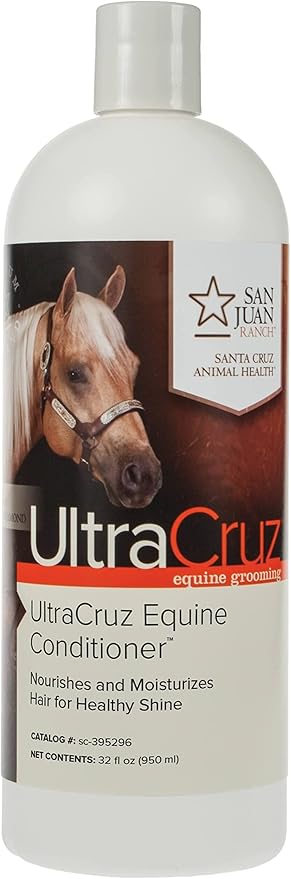 UltraCruz Equine Horse Shampoo, Conditioner and Fly & Tick Spray Bundle, 32 oz Each
