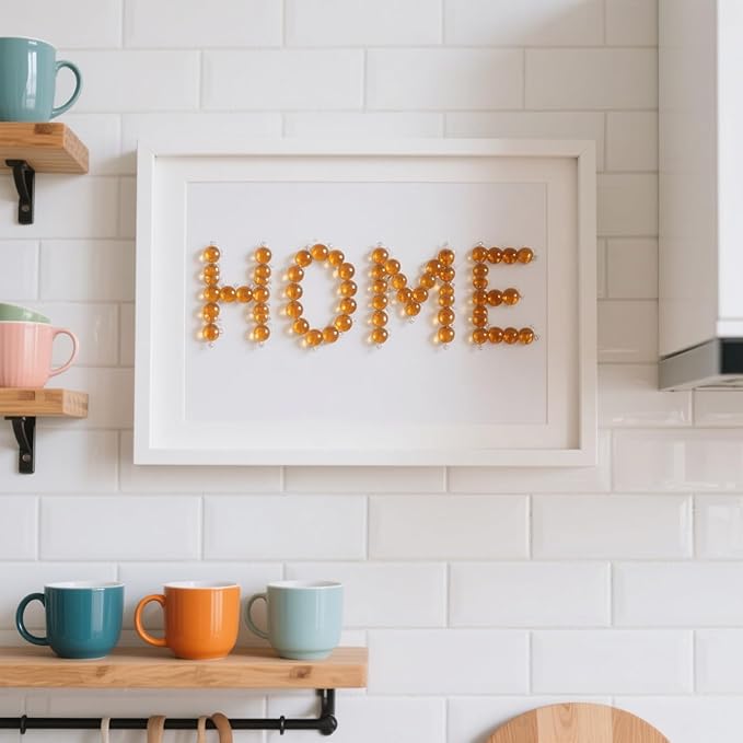 0.96LB Glass Beads Vase Filler Aquarium Gravel Decor Flat Glass Marbles Gems Pebbles Fish Tank Rocks Home Decorative Art Craft - Champagne