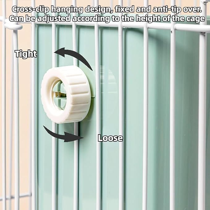 2 in 1 Food Hay Feeder for Guinea Pig, Rabbit Feeder, Indoor Hay Feeder for Guinea Pig, Rabbit, Chinchilla, Feed Bowls Use for Grass & Food (Yellow)