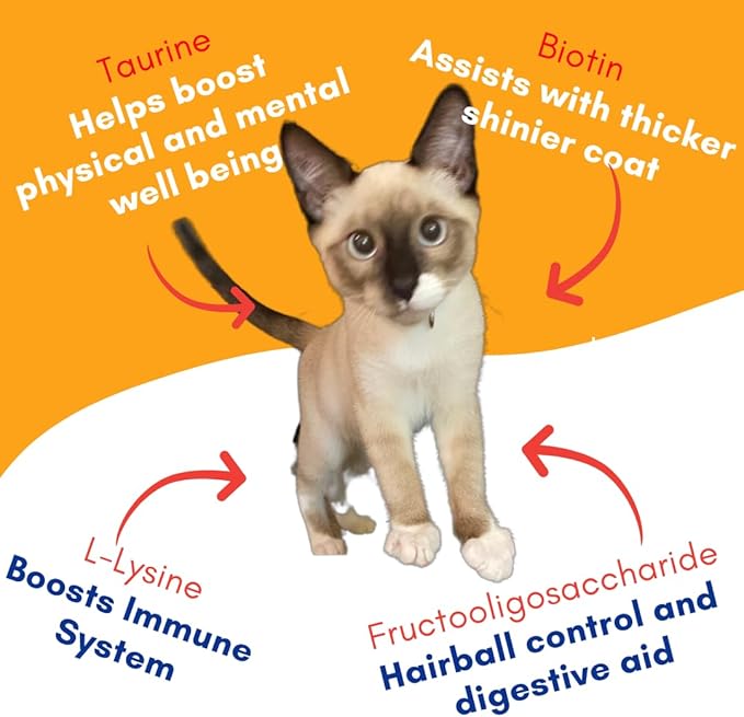 Lickable Cat Treat Pouches for Indoor Cats - All Natural Chicken Puree Tube Treats, Kitten and Senior Soft Wet Cat Treats - Grain Free, Lysine, Taurine; 12 Tubes .05 oz ea.