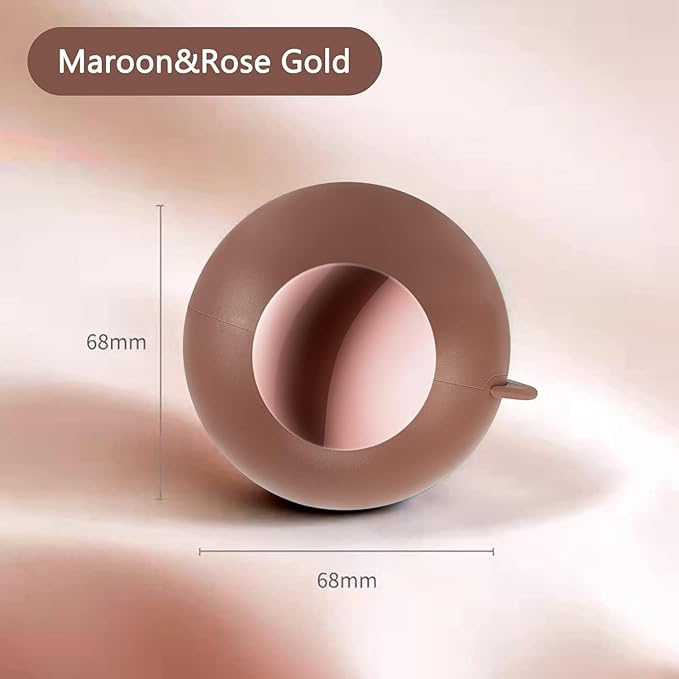 Washable Reusable Gel Lint Roller for Pet Hair, Tecogue Portable Dog Cat Pet Hair Remover for Clothes, Laundries, Sticky Cleaner, Dust Fuzz Fur for Travel Household (Maroon-2pcs)