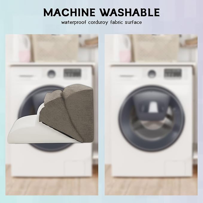 Dog Steps for Small Dogs, 4-Step Pet Ramp Stairs for High Beds and Sofa, Non-Slip Pet Stairs for Small Dogs and Cats, Removable and Easy to Clean Cover, Light Brown