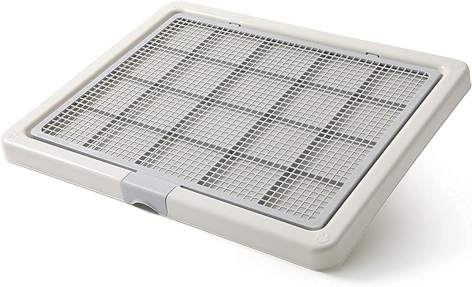 Smart Paws Large 76X62CM Pet Training Tray,Pet Training Pads Holder,Pet Toilet (Grey)