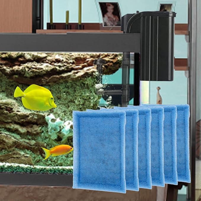 MEWTOGO 10-20 Gallon Aquarium Filter Replacement for EZ-Change #2, Aquarium Filter Cartridge Fit for AquaTech 10 to 20 Power Filters for Fish Tank(6 Pcs)