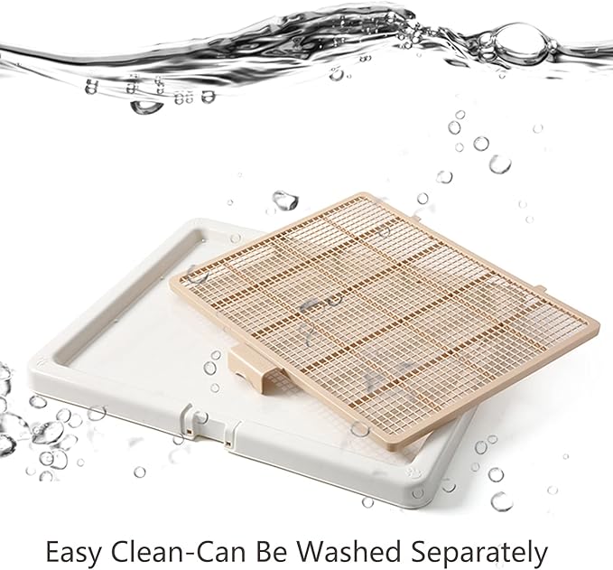 Smart Paws Large 76X62CM Pet Training Tray,Pet Training Pads Holder,Pet Toilet (Grey)