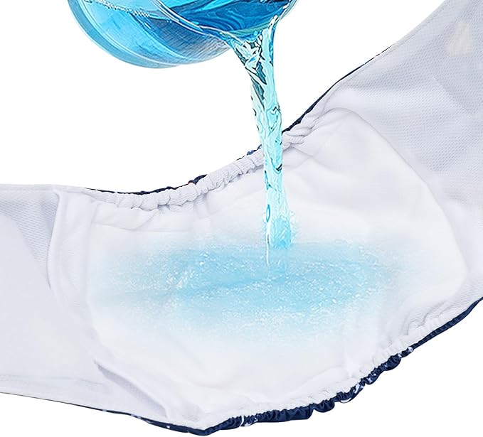 CuteBone Dog Diapers Male Belly Bands 3 Pack for Male Dogs Reusable Puppy Wraps DM66M