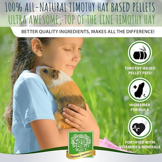 Small Pet Select Guinea Pig Food Pellets, 5 Lb.