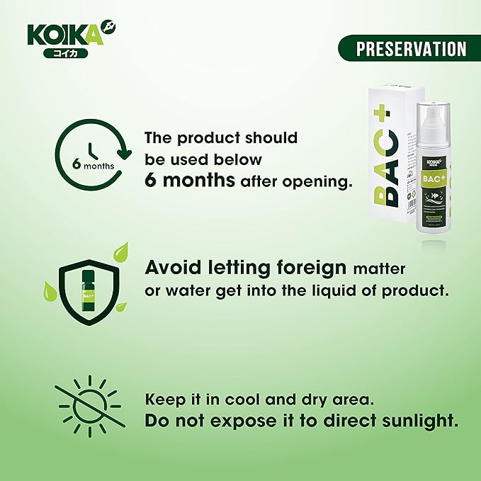 KOIKA BAC+ Aquarium Probiotics, Immunity Boosting, Disease Resistance & Improve The Digestive System (BAC+,120ml)