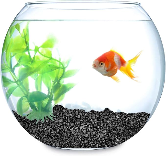 Hygloss Products Craft Rocks, Mini Stones for Art Projects - Bag O' Gravel, Black, 5 lb