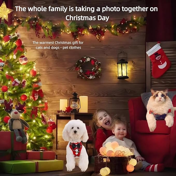 Dog Tuxedo for Wedding, Formal Pet Suit with Bow Tie and Leash, Adjustable Dog Costume for Small Medium Large Dogs, Birthday Christmas Halloween Party Apparel, M(8-14LB)