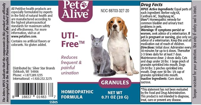 PetAlive UTI-Free 2 Pack