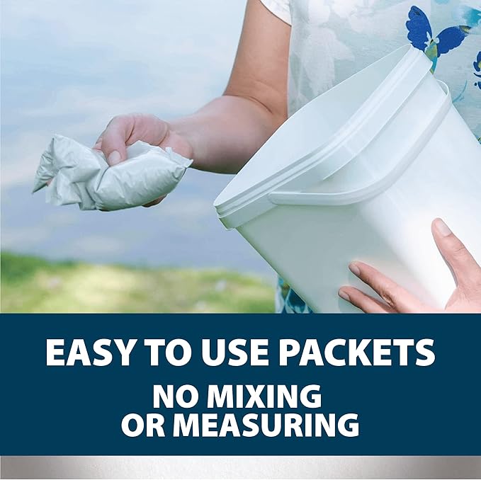 Airmax PondClear Packets, Beneficial Bacteria & Enzyme Clarifier Treatment with Ecoboost PRx, Clear & Clean Pond & Lake Water, Safe for Fish, 24 Count