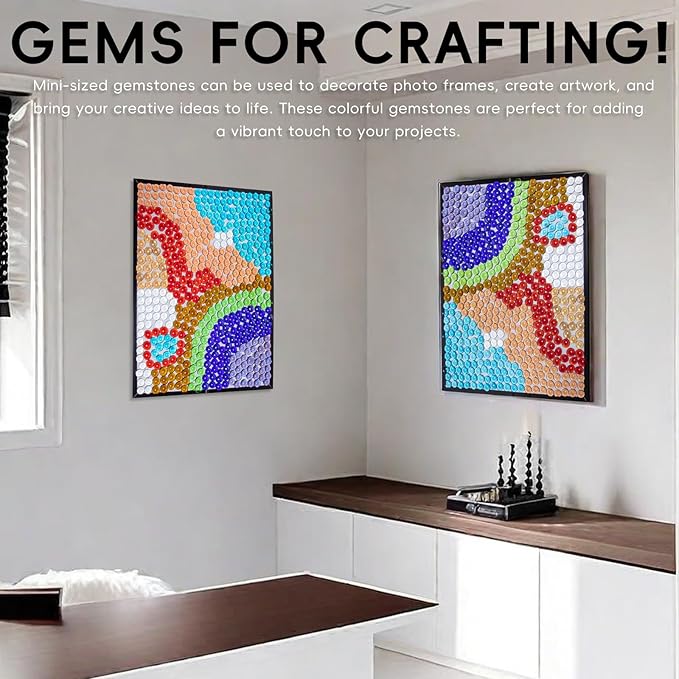 1 LB Mix Color Glass Beads, Mini Flat Glass Marbles~150PCS for Vase Fillers, Floral Bottom Mancala Gems Pebbles Fish Tank Rocks for Table Scatter Aquarium,Home Decorative Art Craft Supplies(0.5"~0.7")