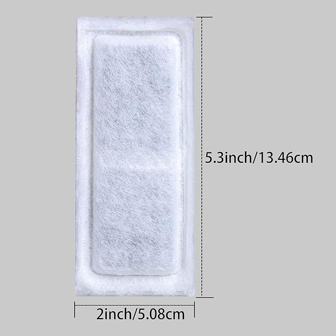 6 Pack of Aquarium Filters for Fish Tank Compatible with Marina Slim S10&S15&20 Replacement Filter Cartridge Activated Carbon bio-Zeolite Fish Tank Cotton Cartridge