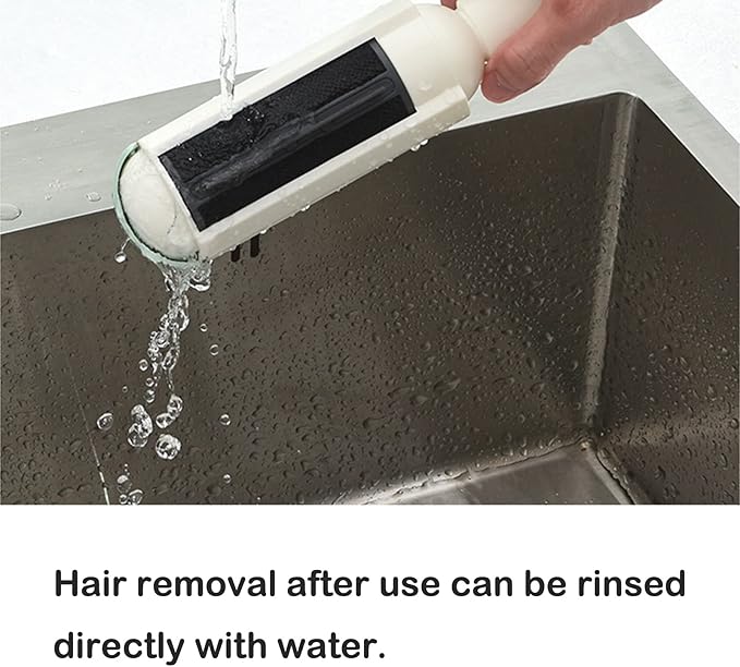 Pet Hair Remover Reusable pet Hair Remover Dog and cat Hair Remover for Sofas, Furniture, Carpets, car Seats with self-Cleaning Base Upgraded Animal Hair Remover Tool (Red Black)