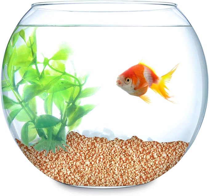 Hygloss Products Craft Rocks, Mini Stones For Art Projects - Bucket O' Gravel, Neon Orange, 1 lb