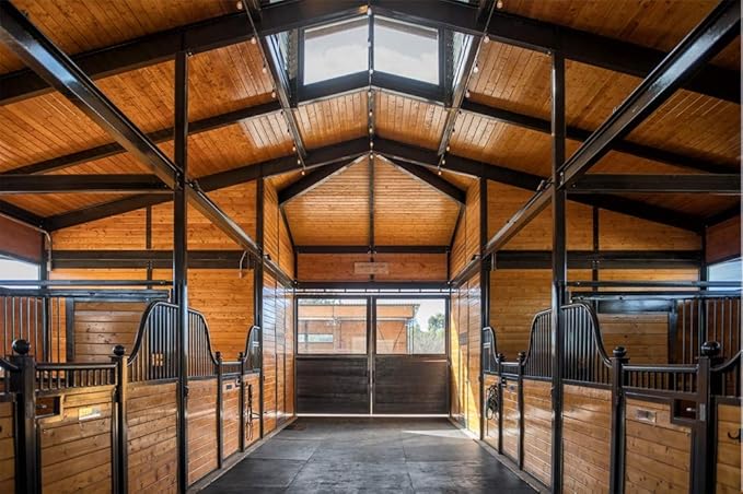 American Floor Mats - Horse/Stable Mats - Heavy Duty Stall Mats - Thick, Durable Rubber Flooring Solid Black 3/4" Thick - 3' x 4' Mat