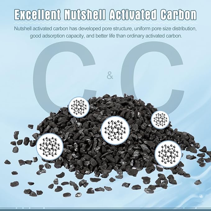 12 Pack Large Filter Cartridges Compatible with Aqueon QuietFlow Power Filter Size 20,30,50,75 & E Internal Power Filter Size 40 & Canister Filter Size 200/300/400 & Zilla Large Filter