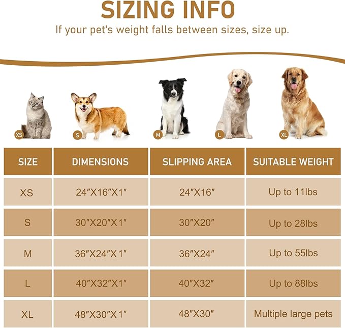 Smiry Dog Door Mat for Muddy Paws 47x24, Absorbs Moisture and Dirt Doormat, Non-Slip Washable Quick Dry Chenille Front Door Mat Indoor Entrance, Entryway Carpet for Inside Floor, Camel