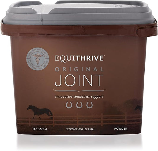 Equithrive Original Joint Supplement Powder with Resveratrol and Hyaluronic Acid for Horses, Equine Care, 2 lbs