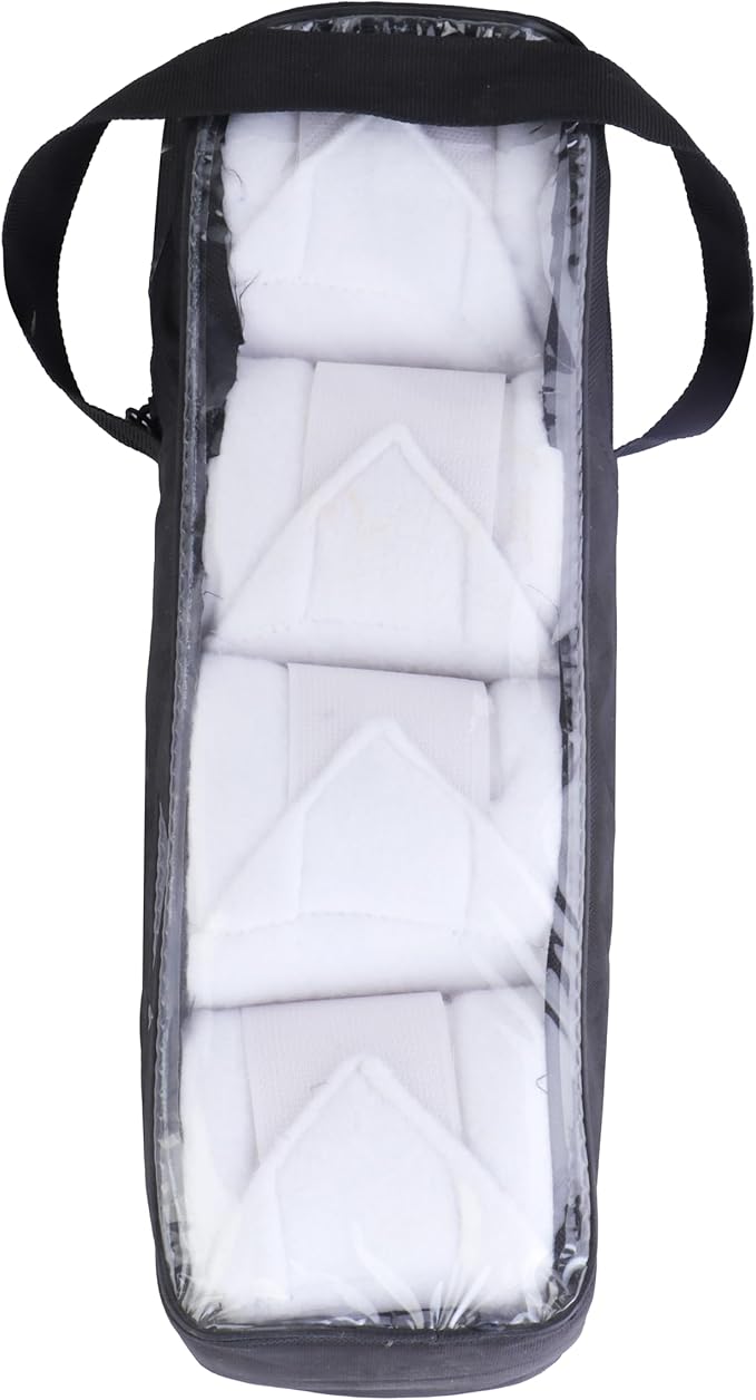 Horse Leg Bandage/Horse Leg wrap (Set of 4) Red, Blue, Navy Blue, Black, Pink, and White (White)