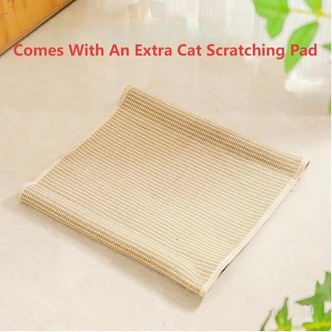 Scratcher Bed,Scratcher Couch,Scratcher Lounger,for Indoor Cats,Sisal Scratcher 2 in 1 Cat Couch, Wear-Resistant Scratching Lounge Chair,Additional Gift Sisal Scratcher