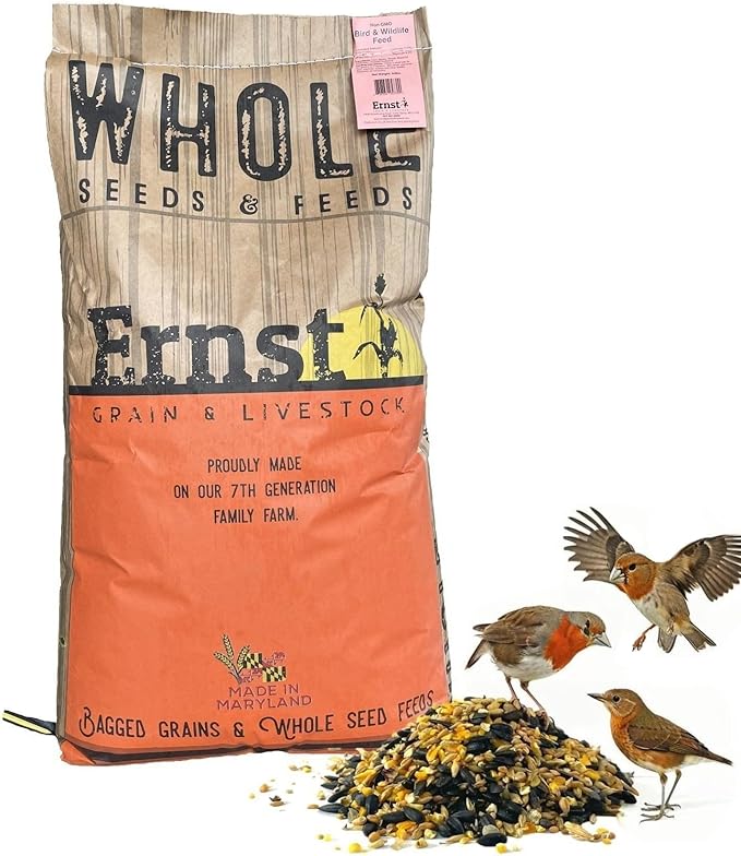 Ernst Grain & Livestock Bird and Wildlife Feed – Perfect for Birds, Ducks, Squirrels, Turkeys, Rabbits, Geese, and Deer – Non-GMO Wild Animal & Bird Feed for Outside Feeders - 10lbs