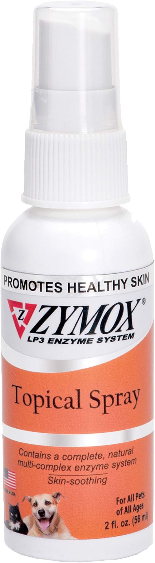 Zymox Pet Spray without Hydrocortisone, 2-Ounce