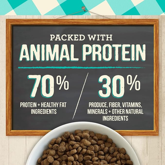 Merrick Purrfect Bistro Grain Free Natural Dry Cat Food For Adult Cats, Real Salmon And Sweet Potato Recipe - 4 lb. Bag