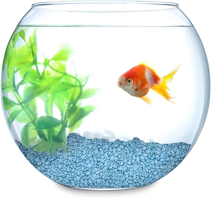 Hygloss Products Craft Rocks, Mini Stones for Art Projects - Bag O' Gravel, Light Blue, 5 lb