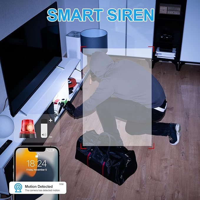 Indoor Camera, Cameras for Home Security,Home Cameras Indoor for Baby&Pet Monitoring,Night Vision,Smart Motion Tracking, Pan360° & Tilt 180°, 3MP Wi-Fi Two-Way Audio (Pink