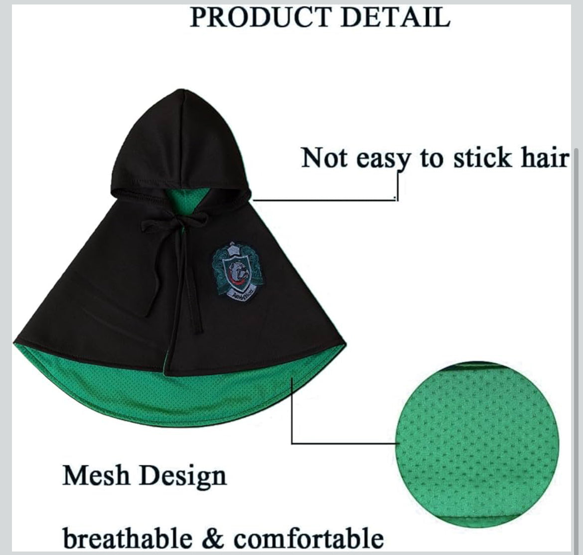 Harry Potter Theme Halloween Costume - Pet Wizard Costumes Mantle Magician Cosplay Clothes with Bowtie & Glasses Set, Festival Party Apparel for Small Pets Cats Dogs - (Small to  Large size)