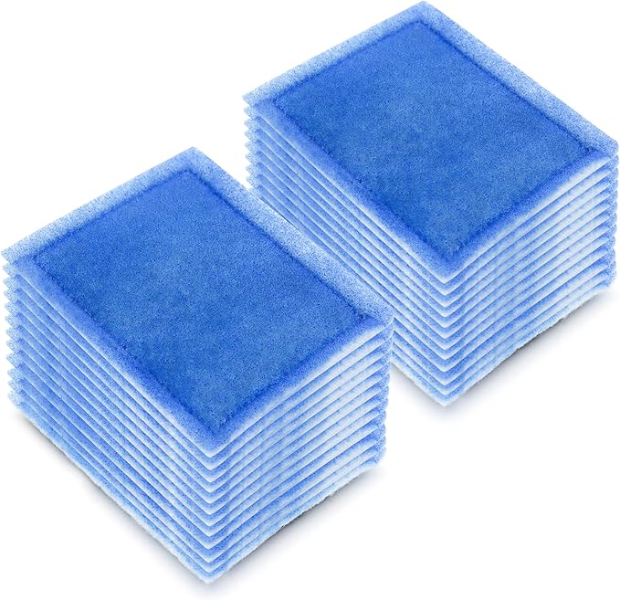 24 Pack Aquarium Rite-Size C Filter Cartridges Compatible with PRO Power Filters 275/375,Power Filters 200/350