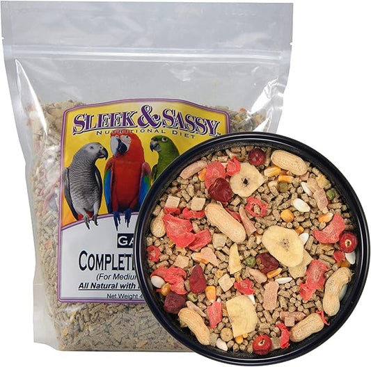 SLEEK & SASSY Garden Complete Pellet Parrot Food (4 lbs.)
