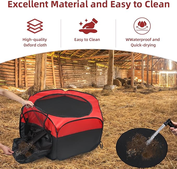 Chicken Brooder Box for Chick Starter Kit, 12.8 * 17.8 inch Large Brooder Heating Plate, Brooding Up to 30 Baby Chicks, Chicks Feeder&Waterer, Nesting Pad, Perch, All-in-1 Chicken Brooder Set