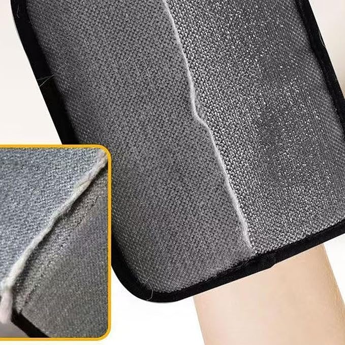 2 PCS Pet Hair Removal Gloves - Electrostatic Pet Hair Remover - Electrostatic Removal Gloves for Couch, Furniture, Carpet, Curtain - Reusable Grooming Glove for Cat & Dog
