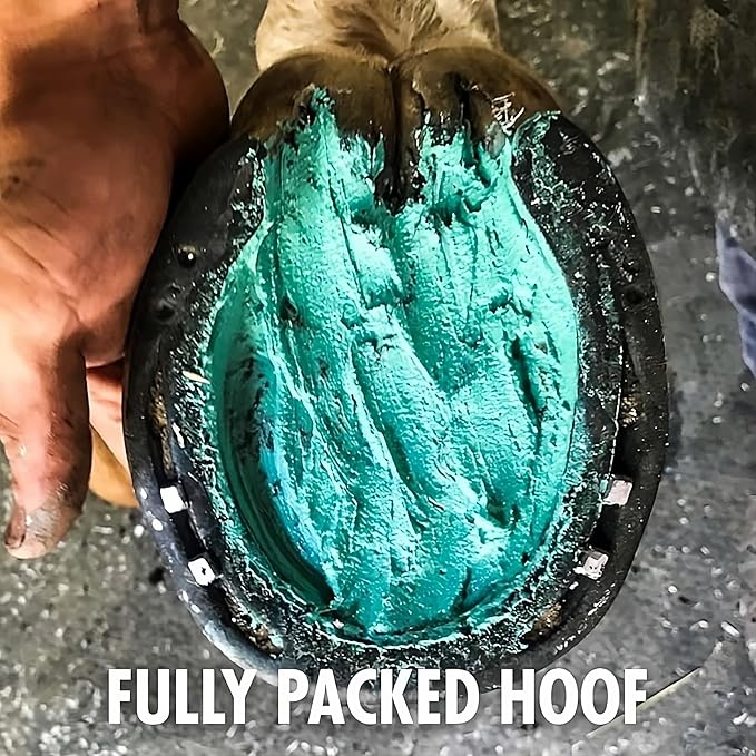 Horse Hoof Thrush Treatment Clay and White Line Equine Care: Effective on Horses, Cows, Goats, Sheep, Pigs and All Hooved Animals- 25 oz Jar New Heat Resistant Formula*