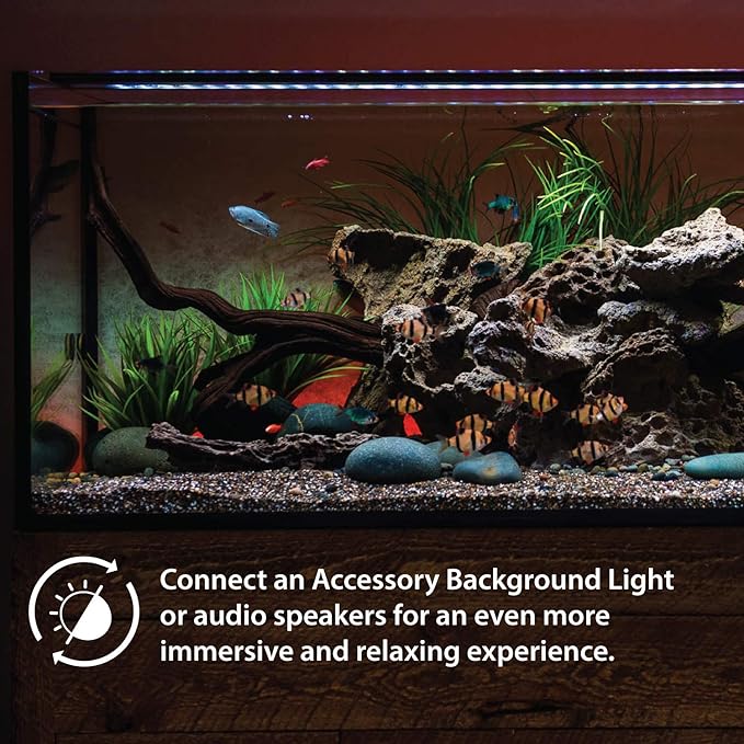 Current USA 72" Inch Satellite Freshwater LED Plus Full Spectrum RGB+W Light for Aquariums | Wireless 24 Hour Remote Control Fish Tank Lighting (4509)