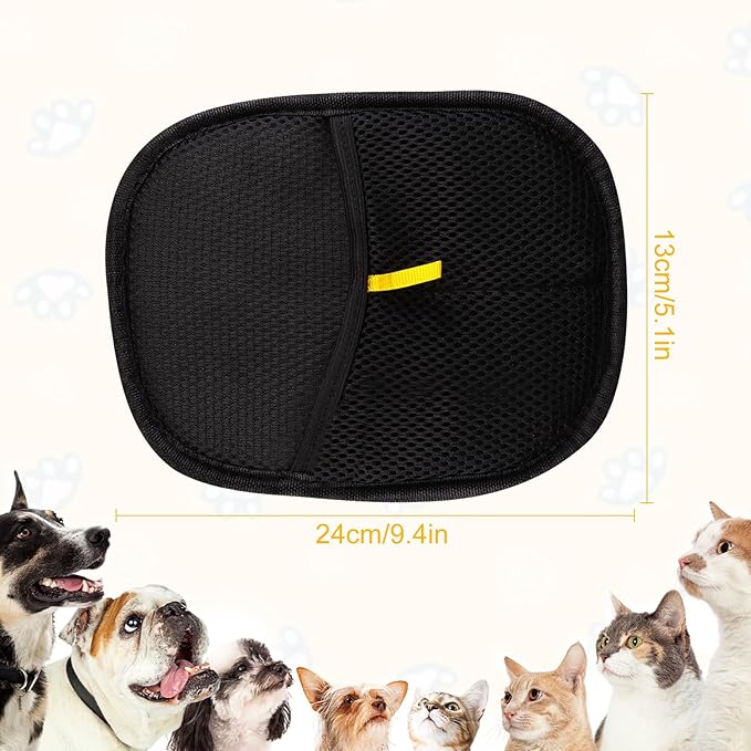 (3PCS) Pet Hair Remover Glove, 2025 New Efficient Grooming Gloves for Pet Hair, Pet Hair Remover Gloves for Dog & Cat, Reusable Pet Hair Remover Glove for Washing, Deshedding, Grooming