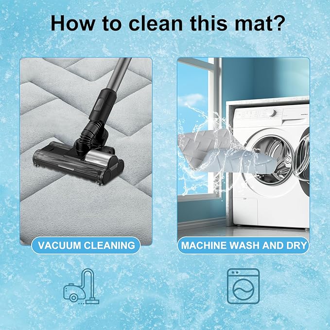 BEAUTYZOO Dog Cooling Mat for Medium Dogs, 36"x23" Cooling Dog Bed Washable, Foldable Cat Ice Cool Pad for Summer, Reversible Pet Freeze Cushion Blanket for Kennel Cage Sofa Bed Floor Car Seat, Grey M